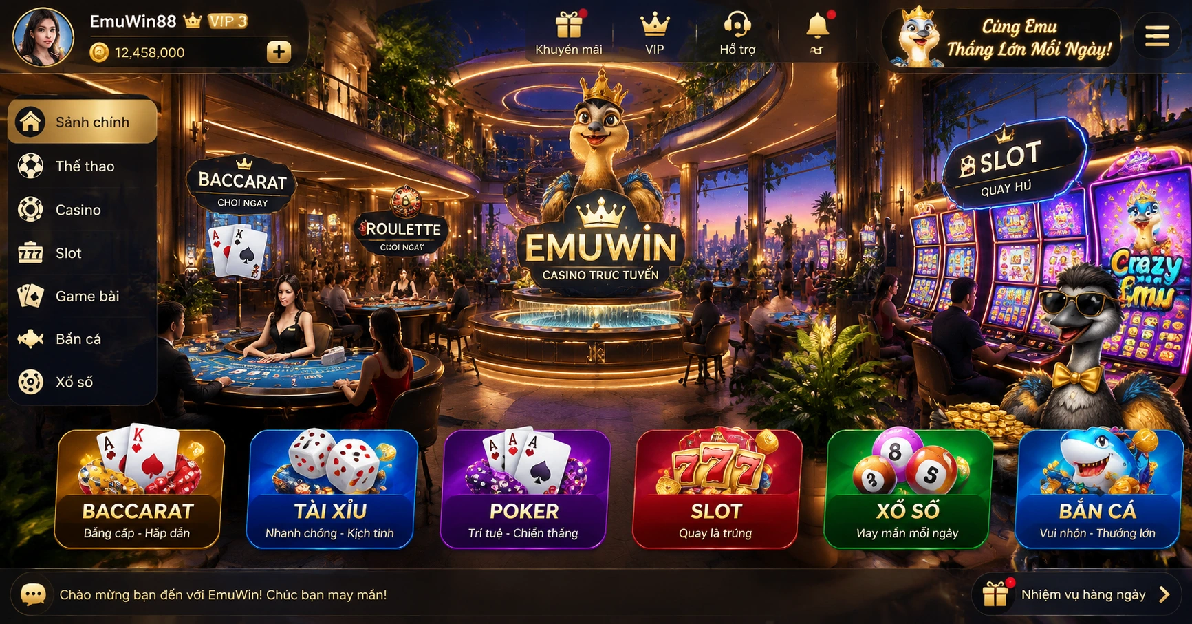 Emu Casino Aus: Sân chơi trực tuyến hàng đầu cho người chơi Việt Nam - image 3