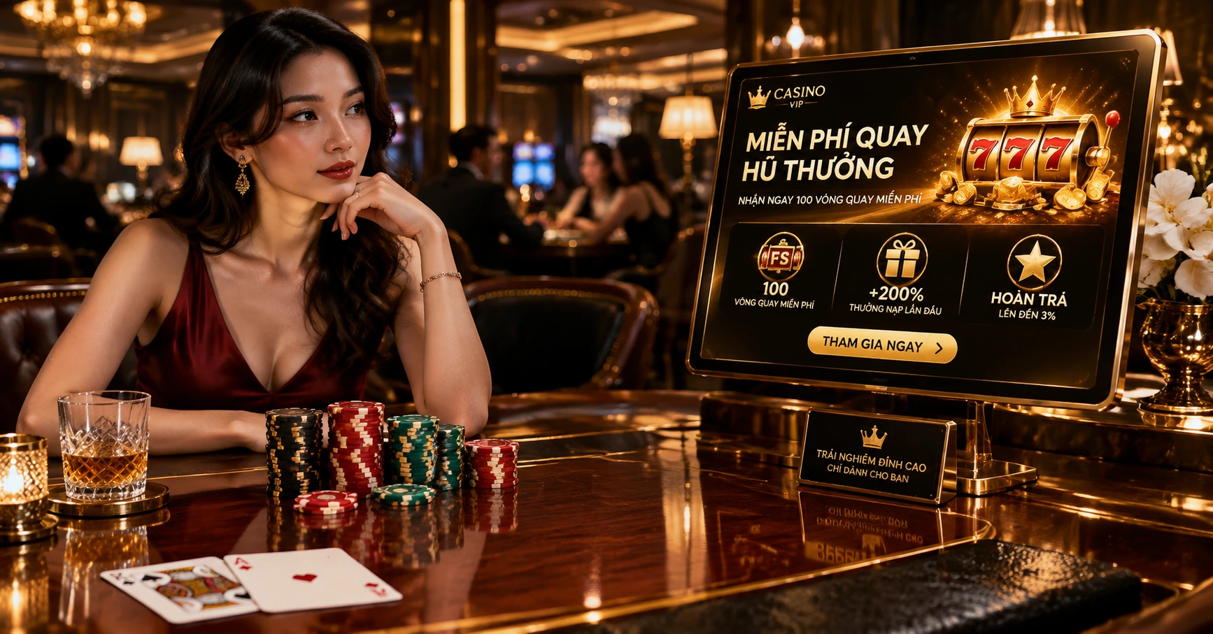 Khám Phá Luxury Casino 50 Vòng Quay Miễn Phí Không Cần Gửi Tiền Đỉnh Cao - image 2