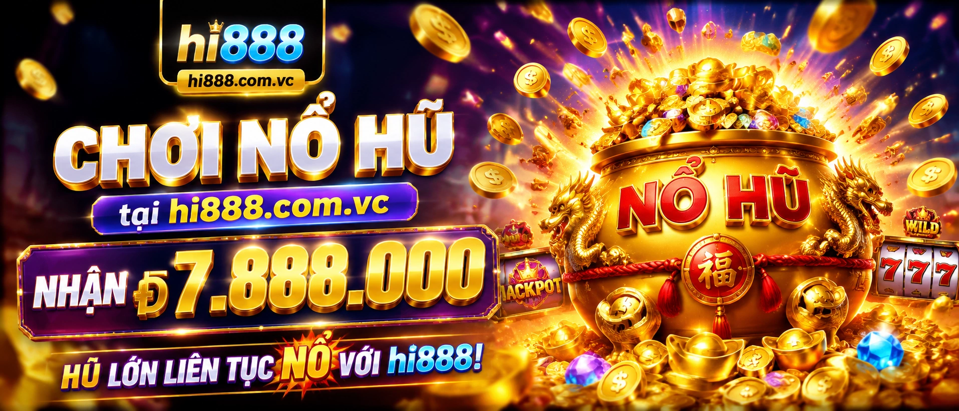 Khu Nổ Hũ hi888 trên giao diện điện thoại