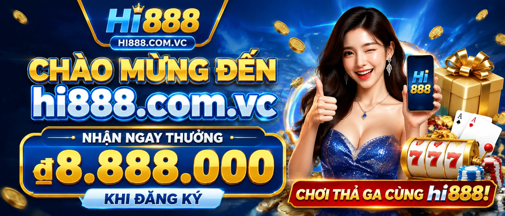 Giao diện tin tức hi888 trên màn hình máy tính và điện thoại