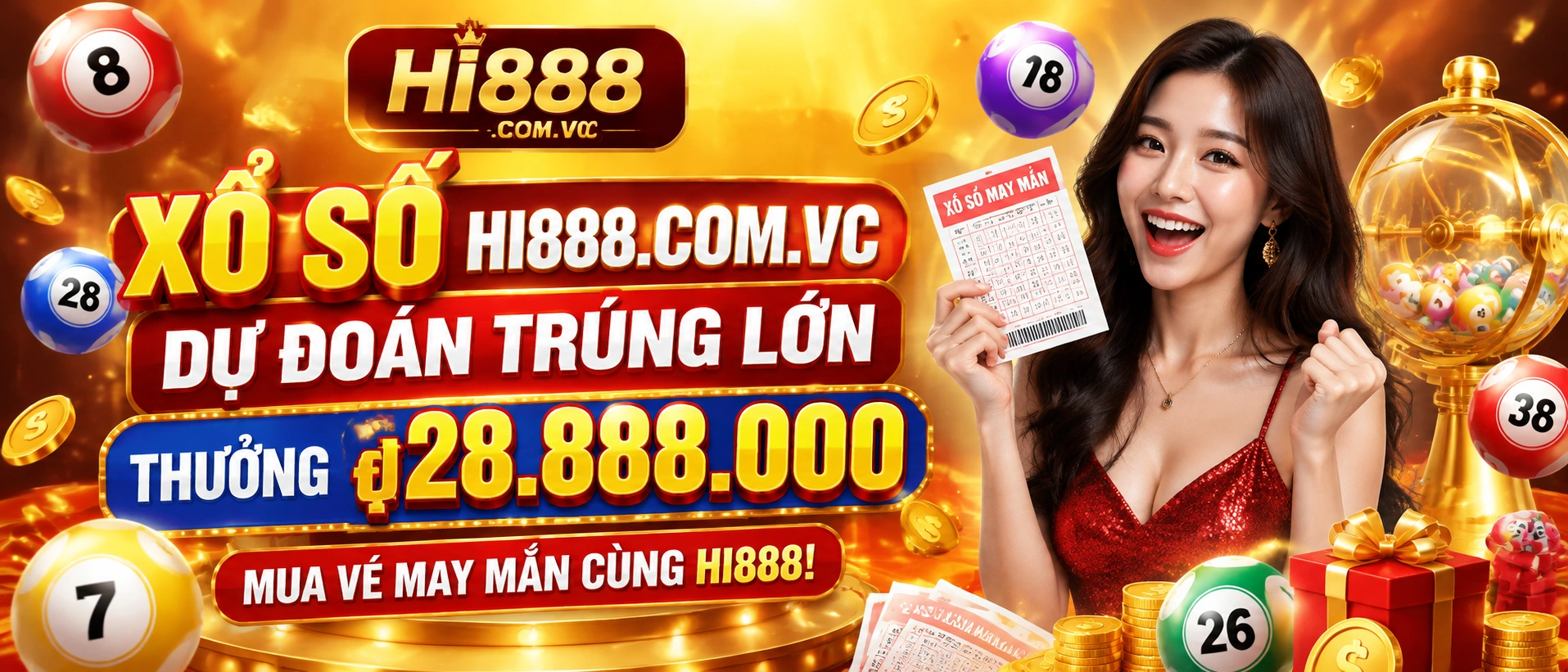 Giao diện Xổ Số HI888 trên thiết bị di động